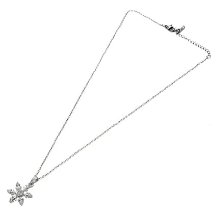 Let It Go Snow Flake Silver Necklace - Joker & Witch
