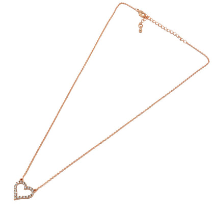 Elegant Heart Charm Rosegold Necklace - Joker & Witch