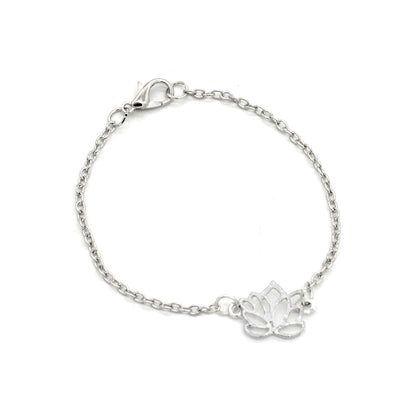 Enchanted Set Of 6 Silver Bracelets - Joker & Witch