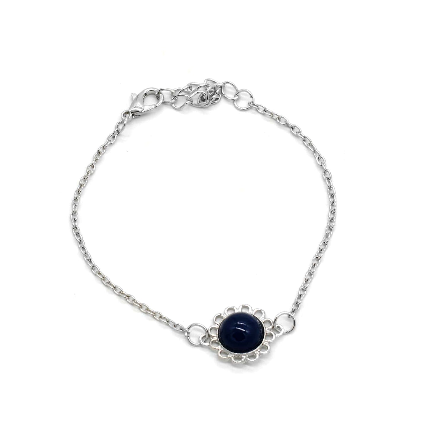 Enchanted Set Of 6 Silver Bracelets - Joker & Witch