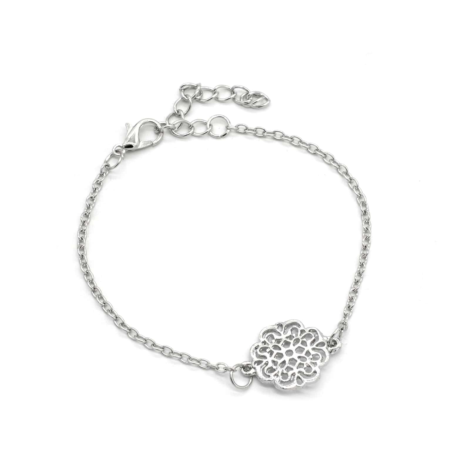 Enchanted Set Of 6 Silver Bracelets - Joker & Witch