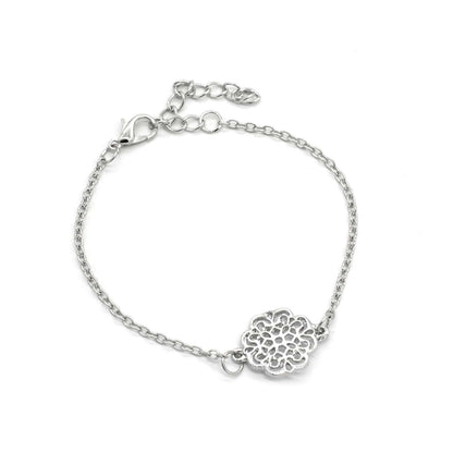 Enchanted Set Of 6 Silver Bracelets - Joker & Witch