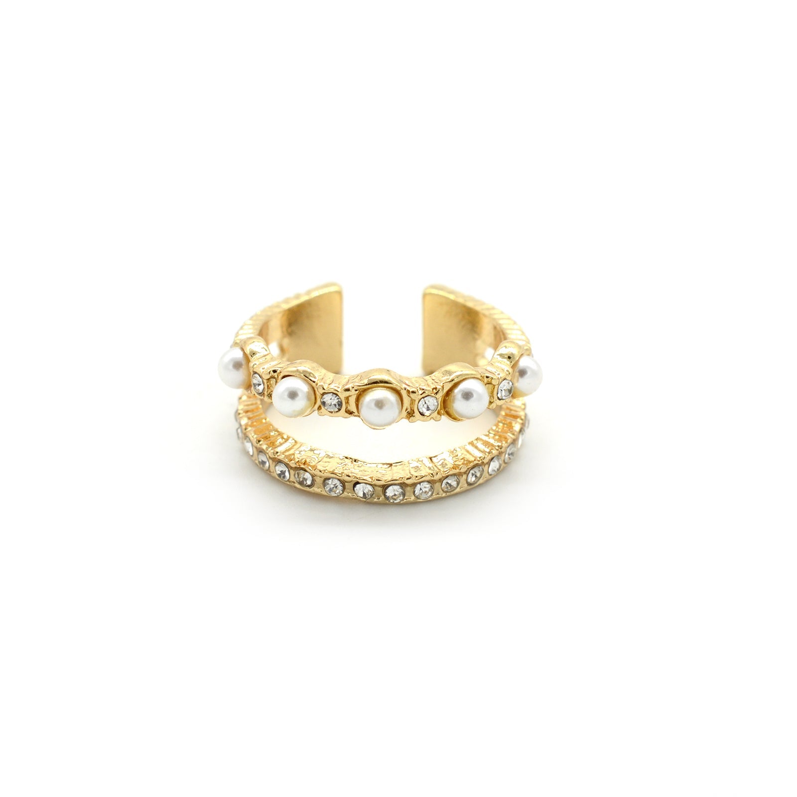 Elegant Pearl White Jewelry Set