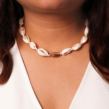 Naomi Mixed Shell Necklace - Joker & Witch