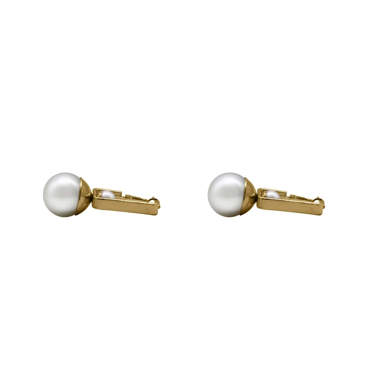 Gia Pearl Drop Gold Earrings