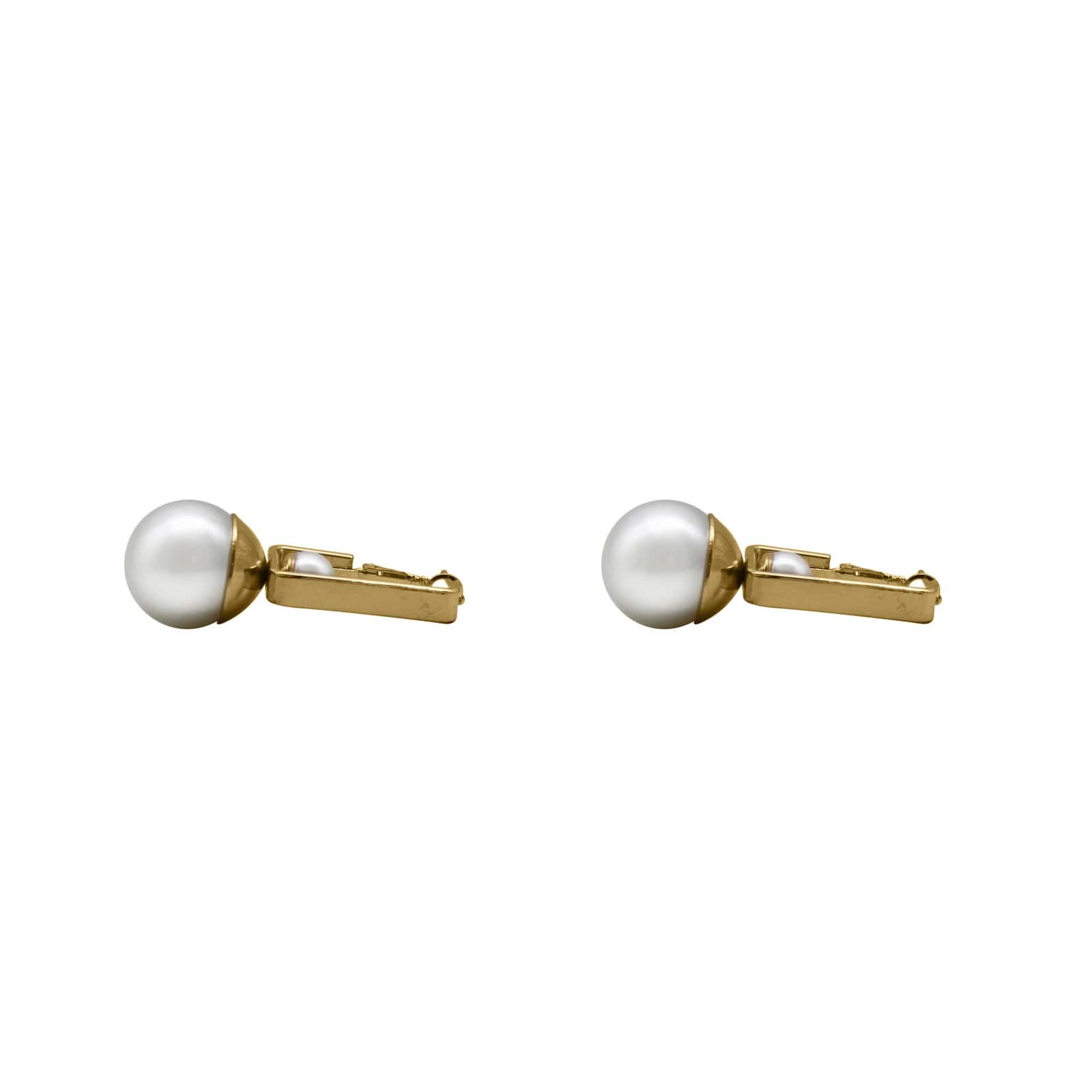 Gia Pearl Drop Gold Earrings