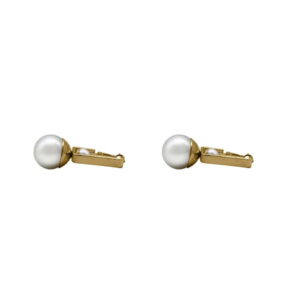 Gia Pearl Drop Gold Earrings