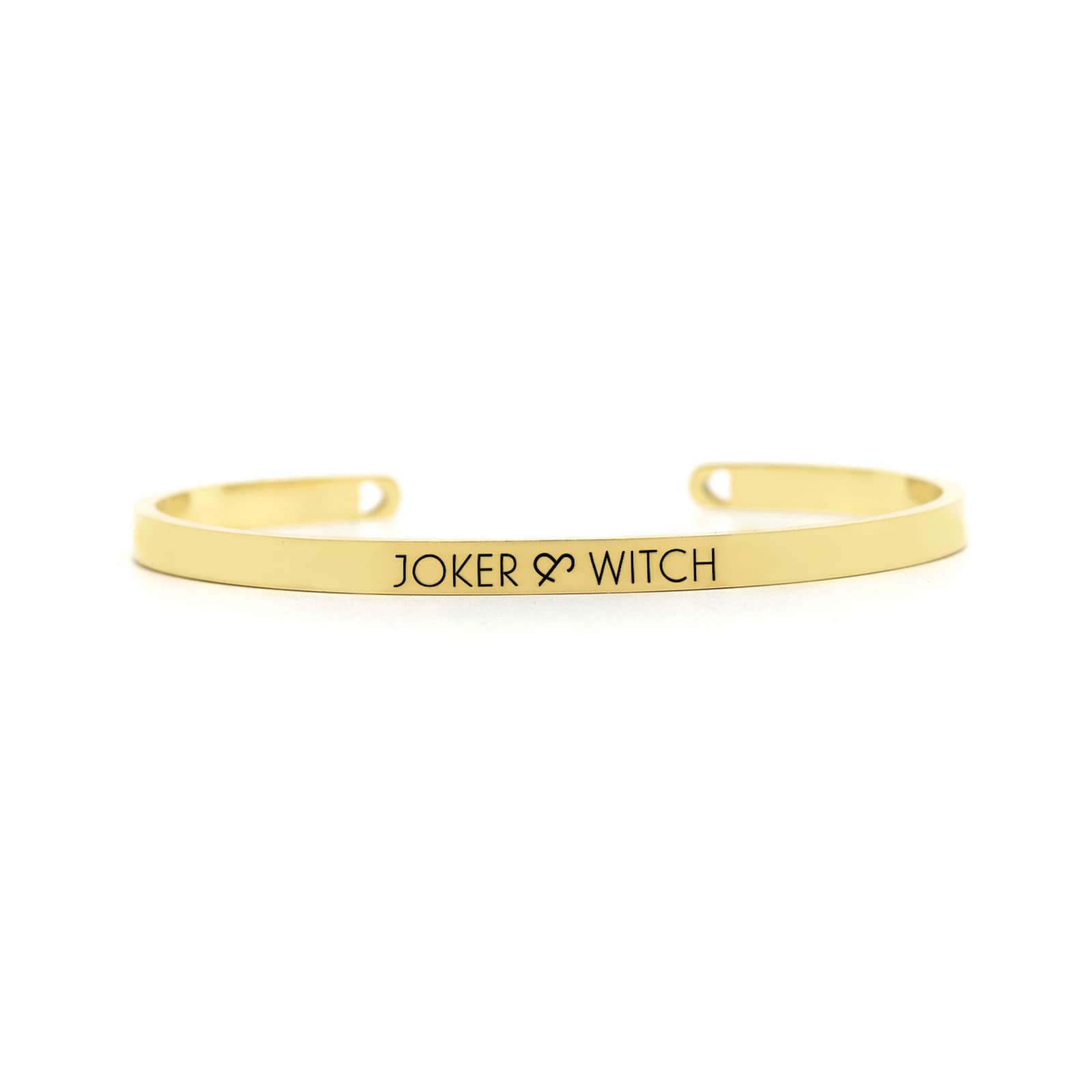 Joker & Witch Gold Cuff Band