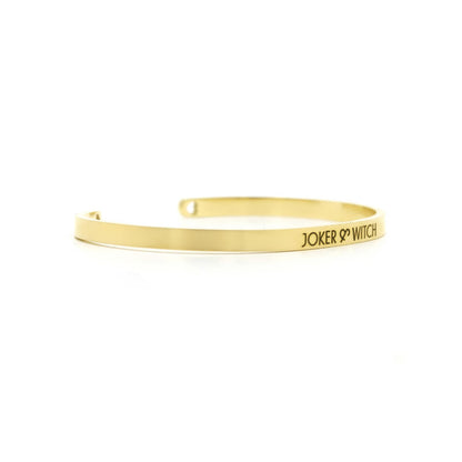 Joker & Witch Gold Cuff Band