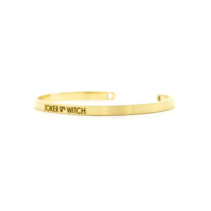 Joker & Witch Gold Cuff Band