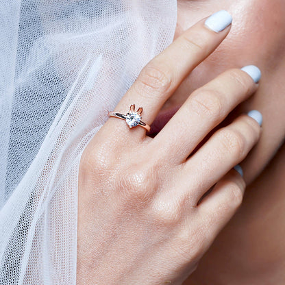 Bunny Hop Rose Gold Ring
