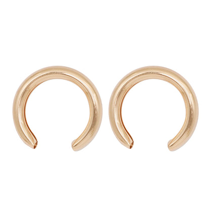 Half Moon Gold Earrings