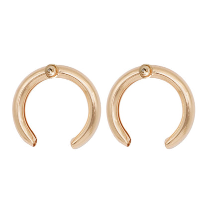 Half Moon Gold Earrings