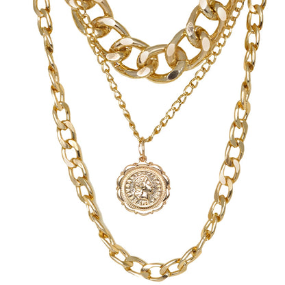 Donna Chain Link Gold Layered Necklace