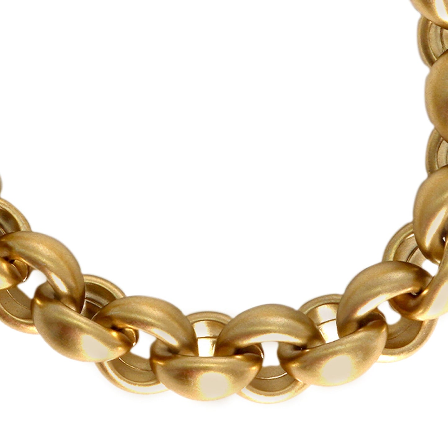 Pretty Please Chain Link Gold Necklace