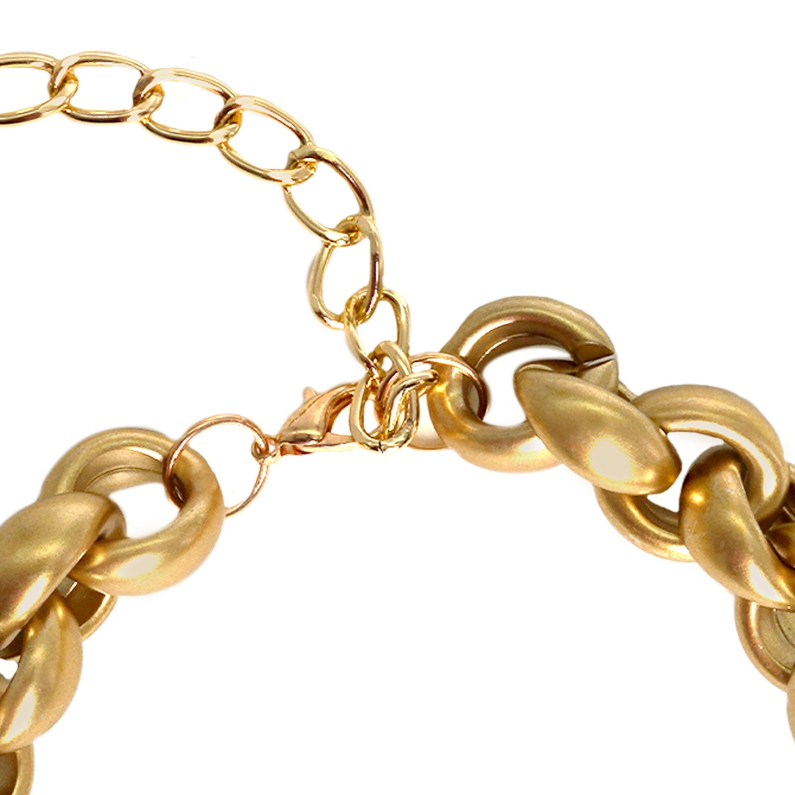 Pretty Please Chain Link Gold Necklace