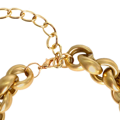 Pretty Please Chain Link Gold Necklace