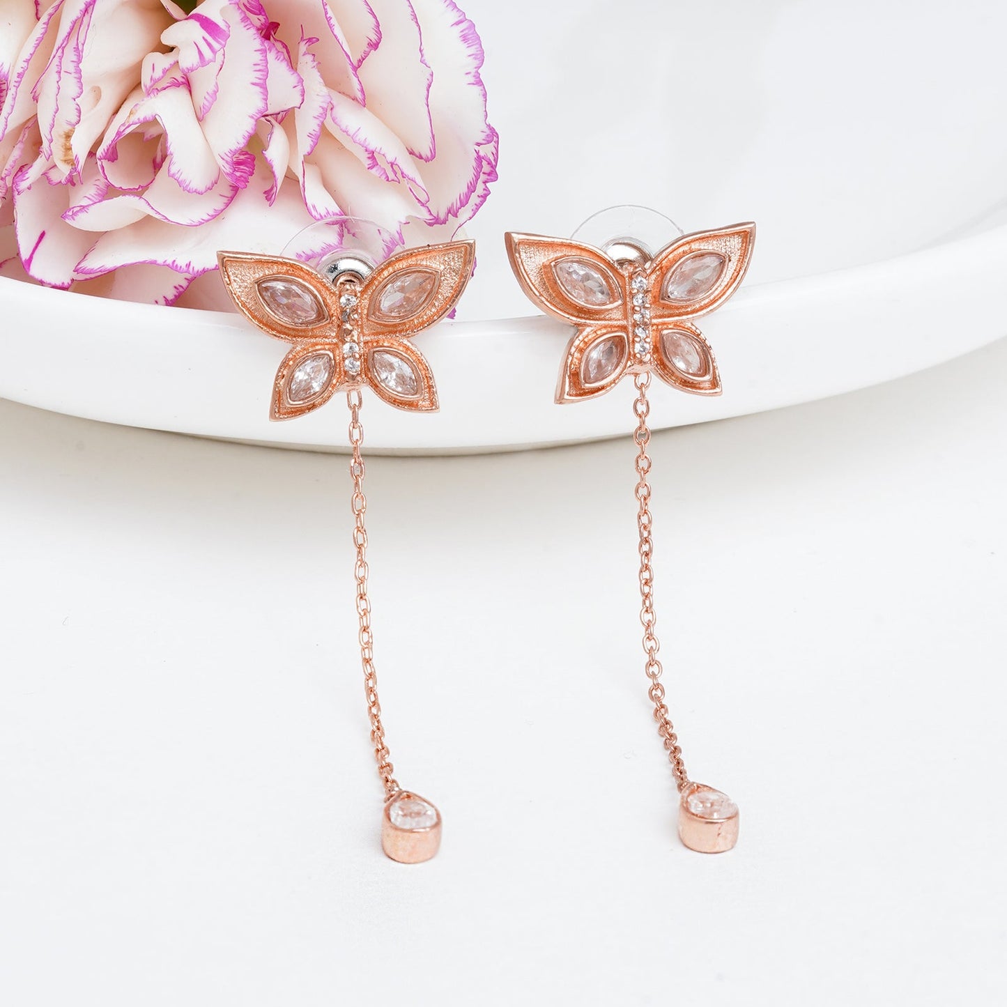 Annabella Rosegold Earring