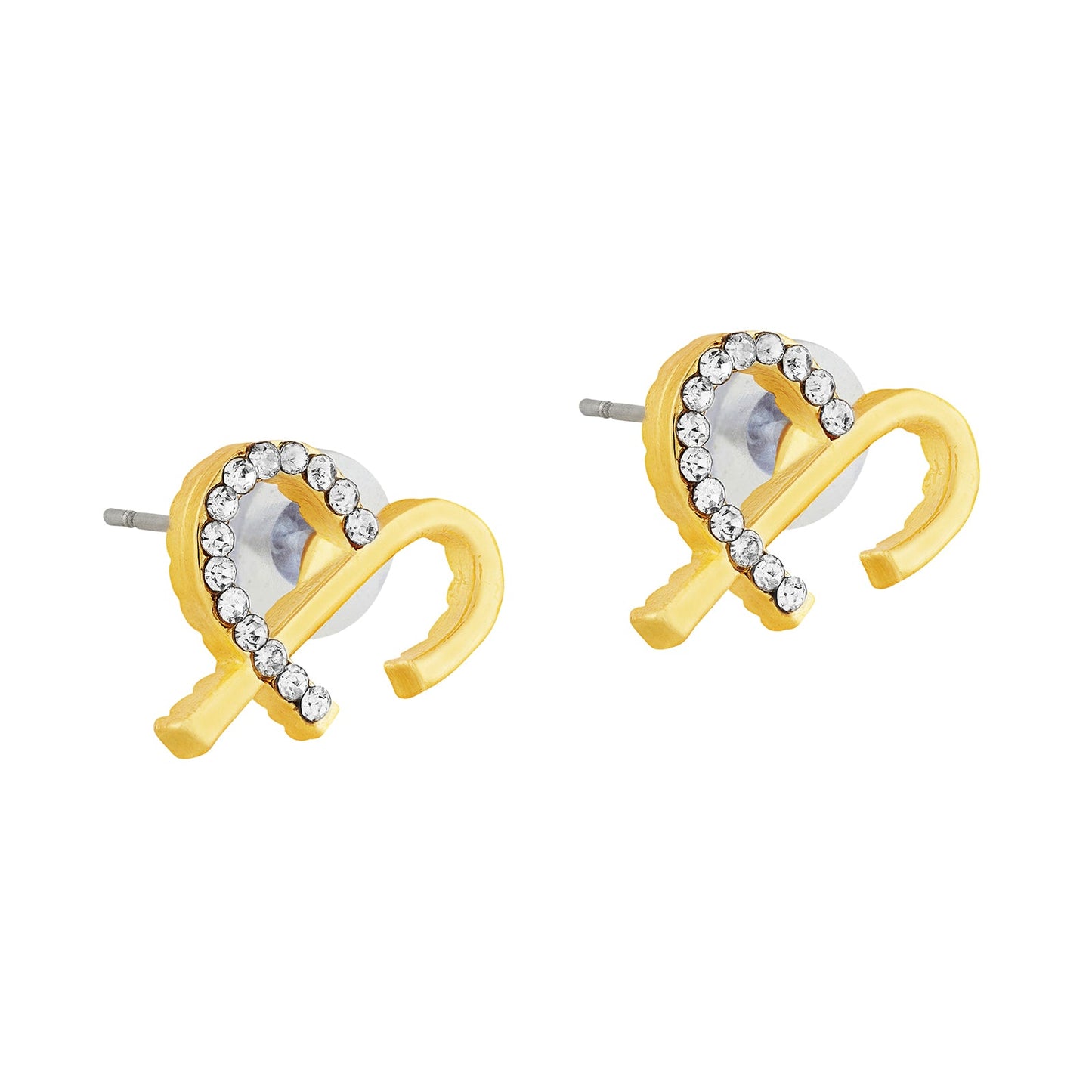 Solara Monogram Gold Earring
