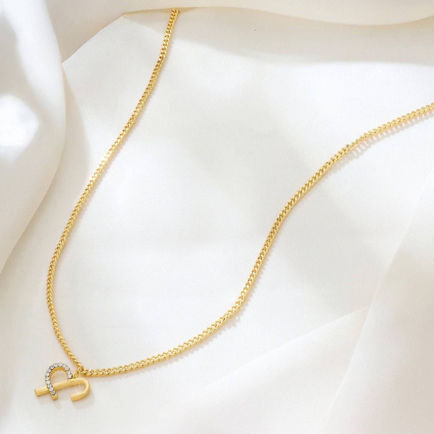 Orianna Monogram Gold Necklace