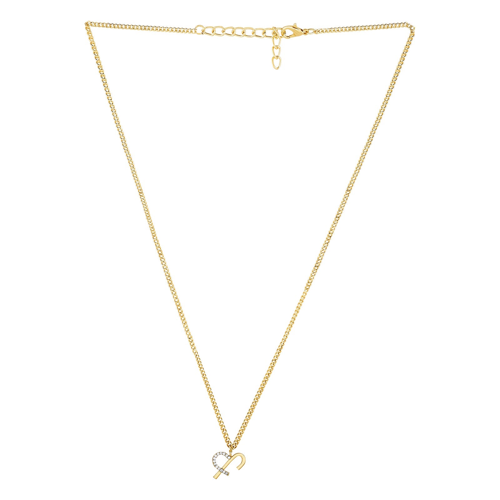 Orianna Monogram Gold Necklace