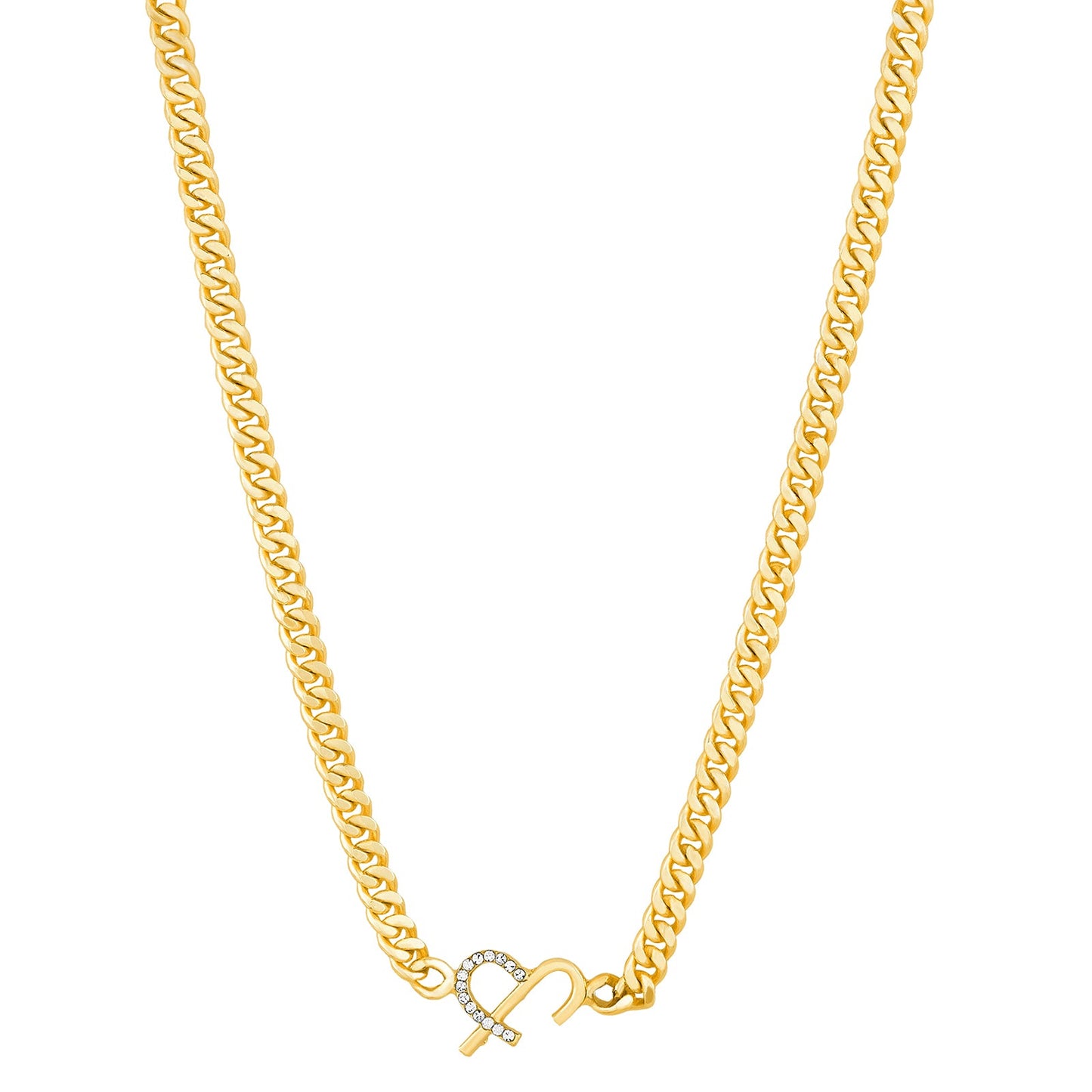 Aureia Monogram Gold Necklace