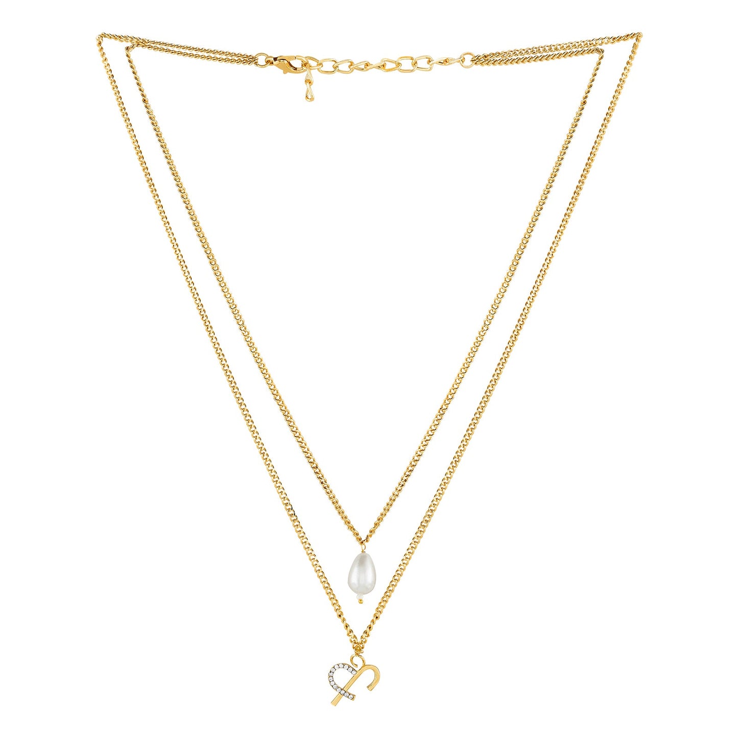 Aetheria Monogram Gold Necklace