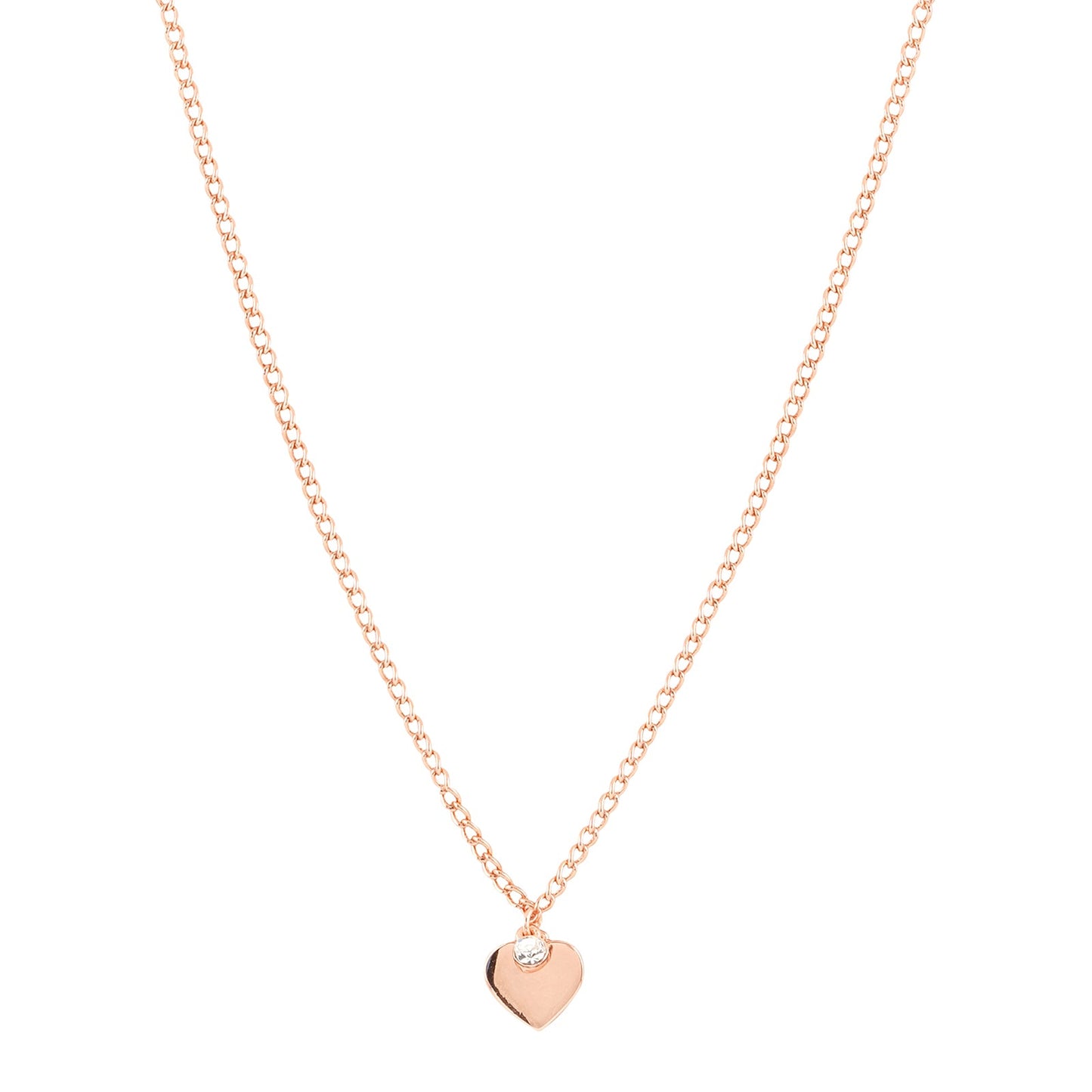 Heart of Rosegold Necklace Charm