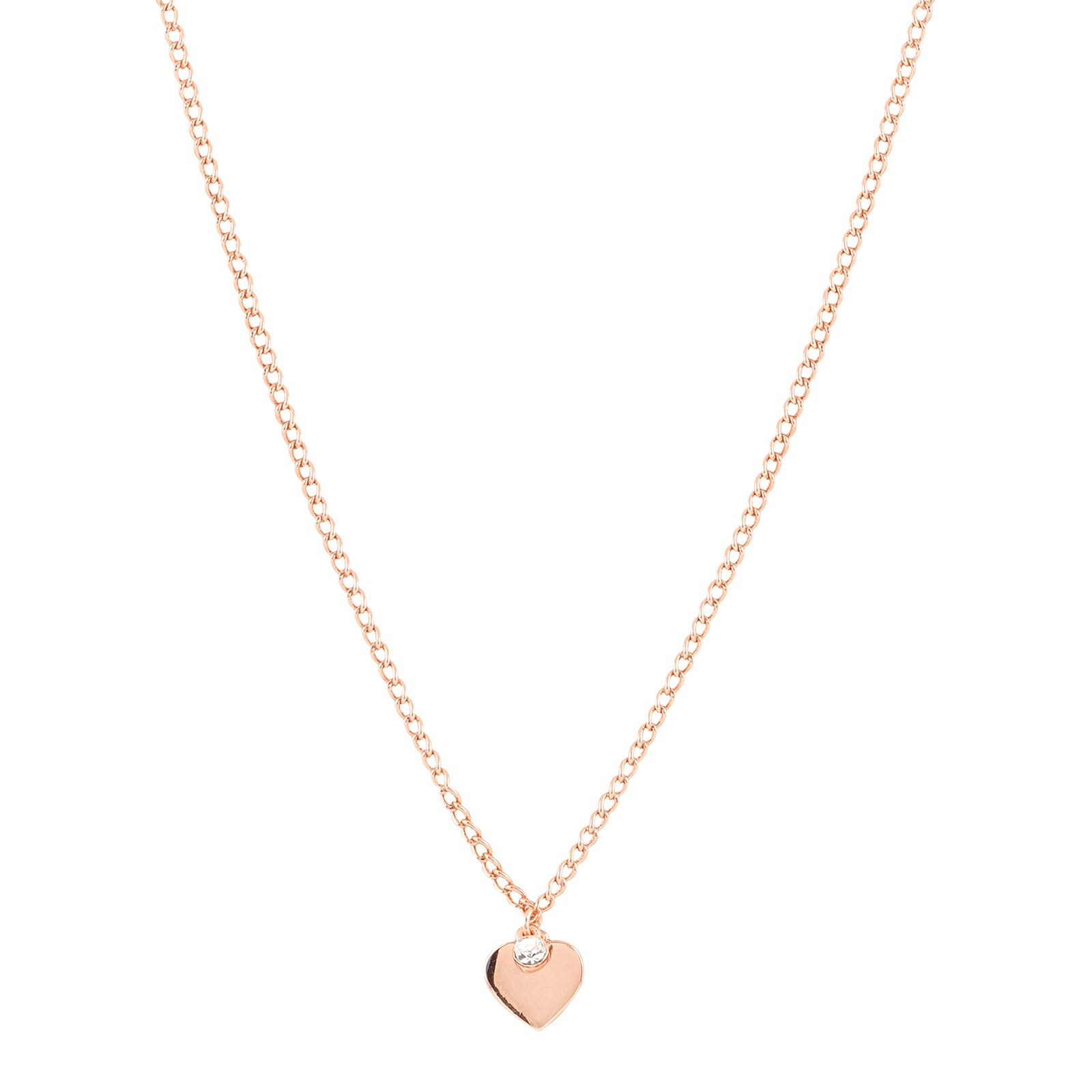 Heart of Rosegold Necklace Charm