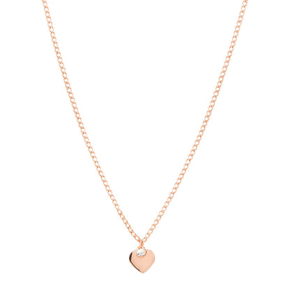 Heart of Rosegold Necklace Charm