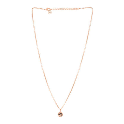 Pawsome Rosegold Necklace Charm