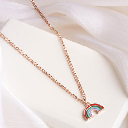 Rainbow Dreams Rosegold Necklace Charm