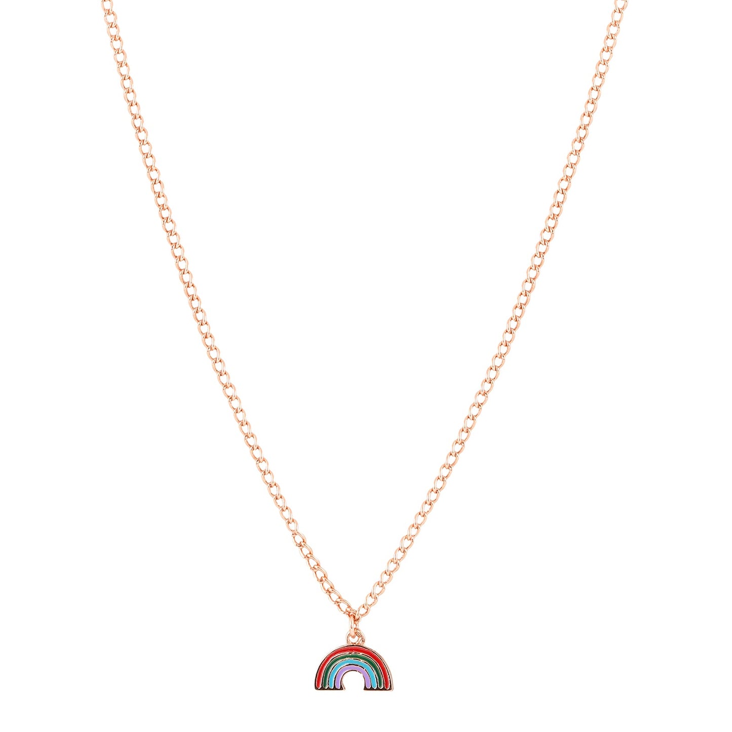 Rainbow Dreams Rosegold Necklace Charm