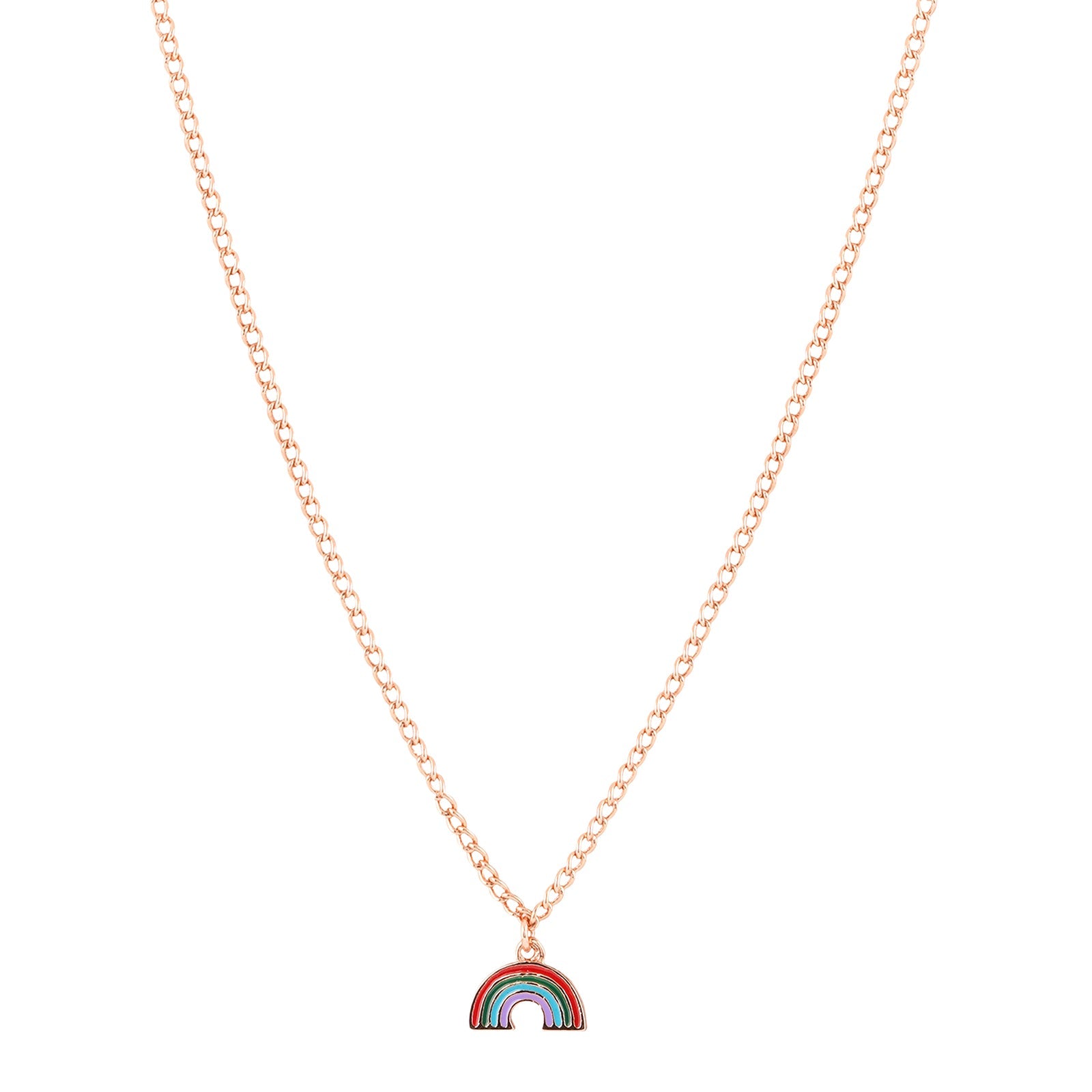 Rainbow Dreams Rosegold Necklace Charm