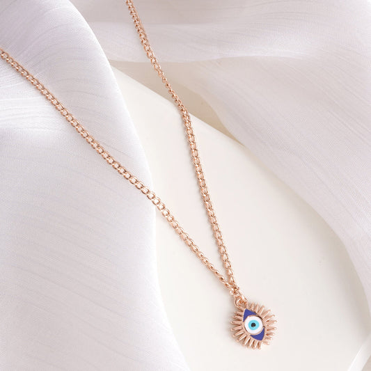Power Of Eye Rosegold Necklace Charm