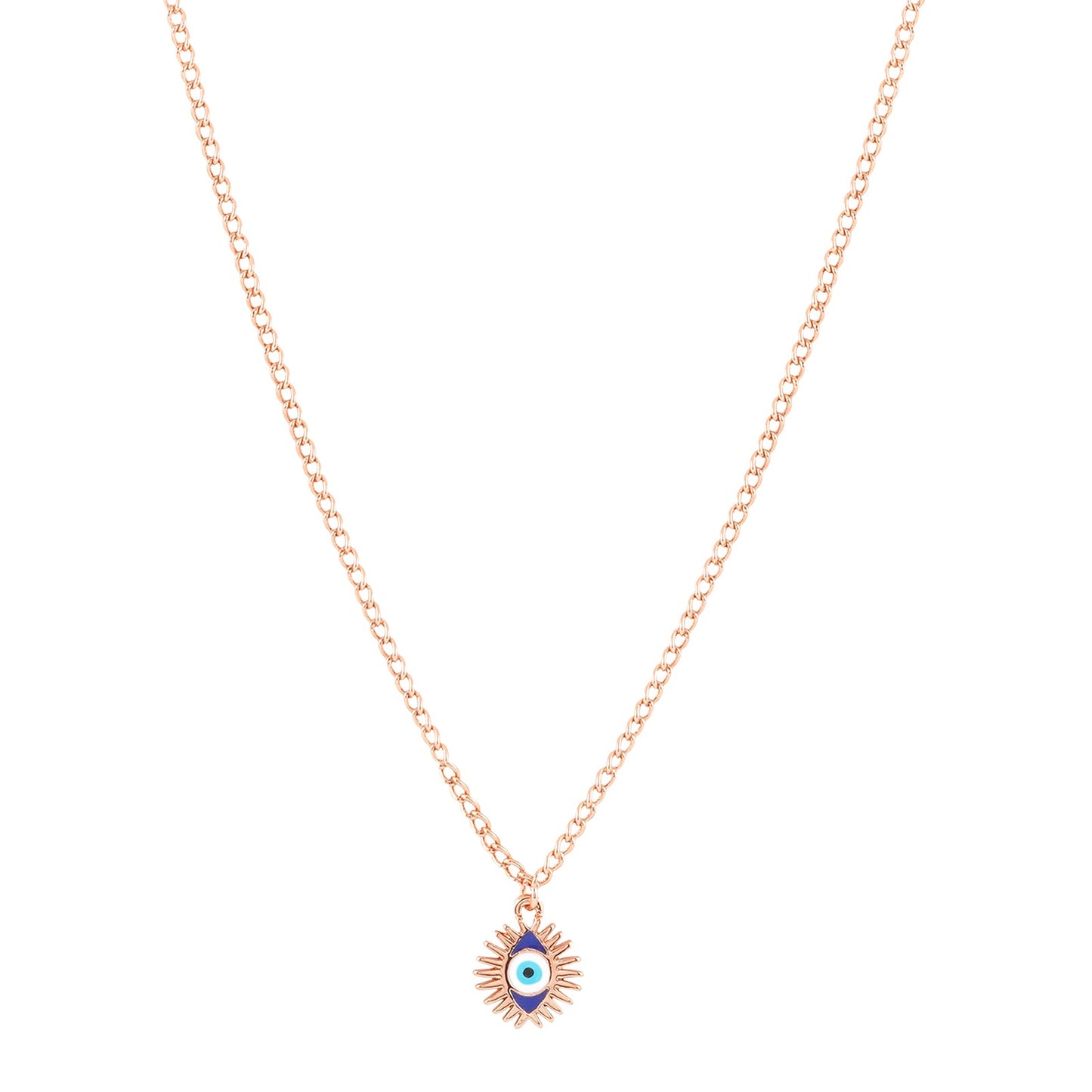 Power Of Eye Rosegold Necklace Charm