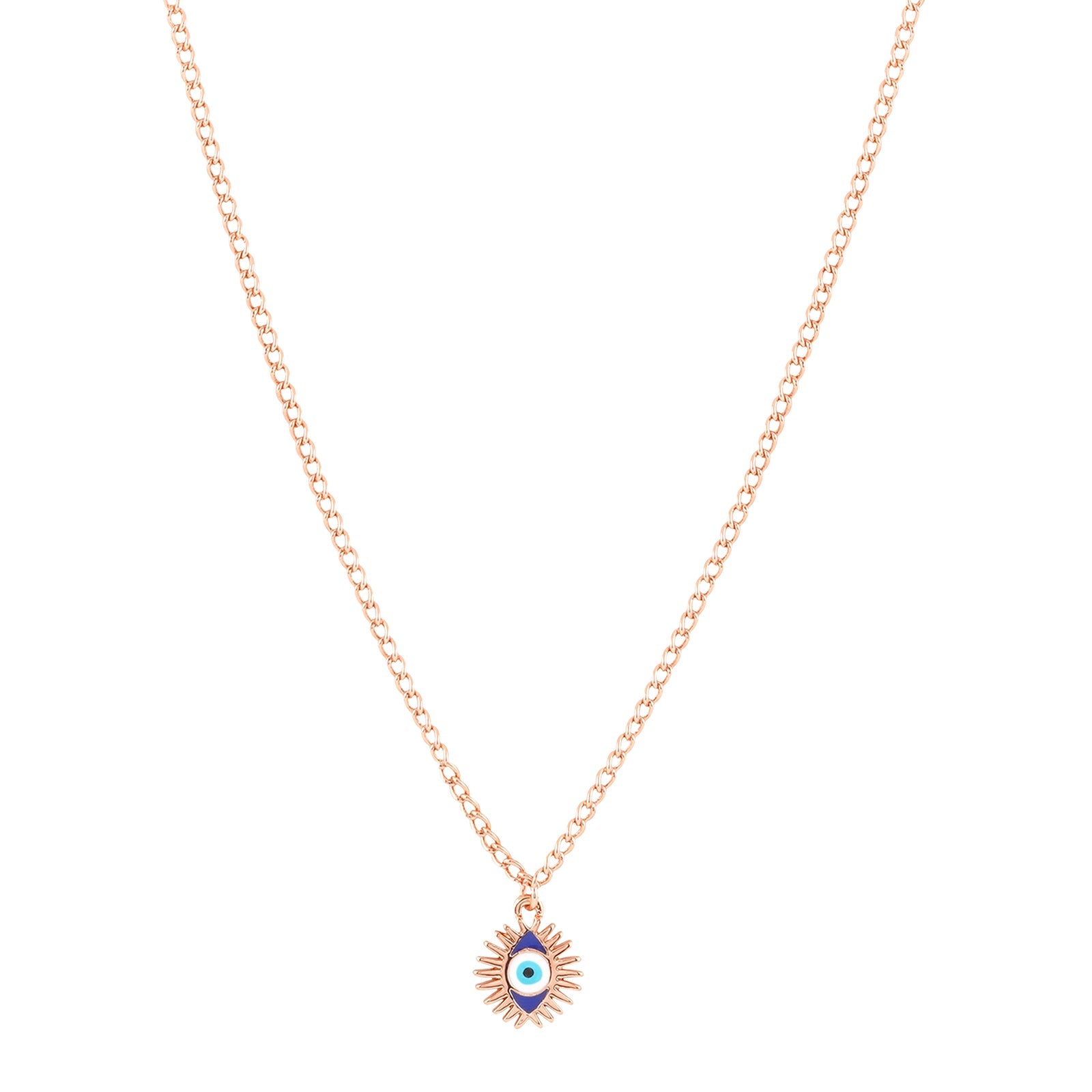 Power Of Eye Rosegold Necklace Charm