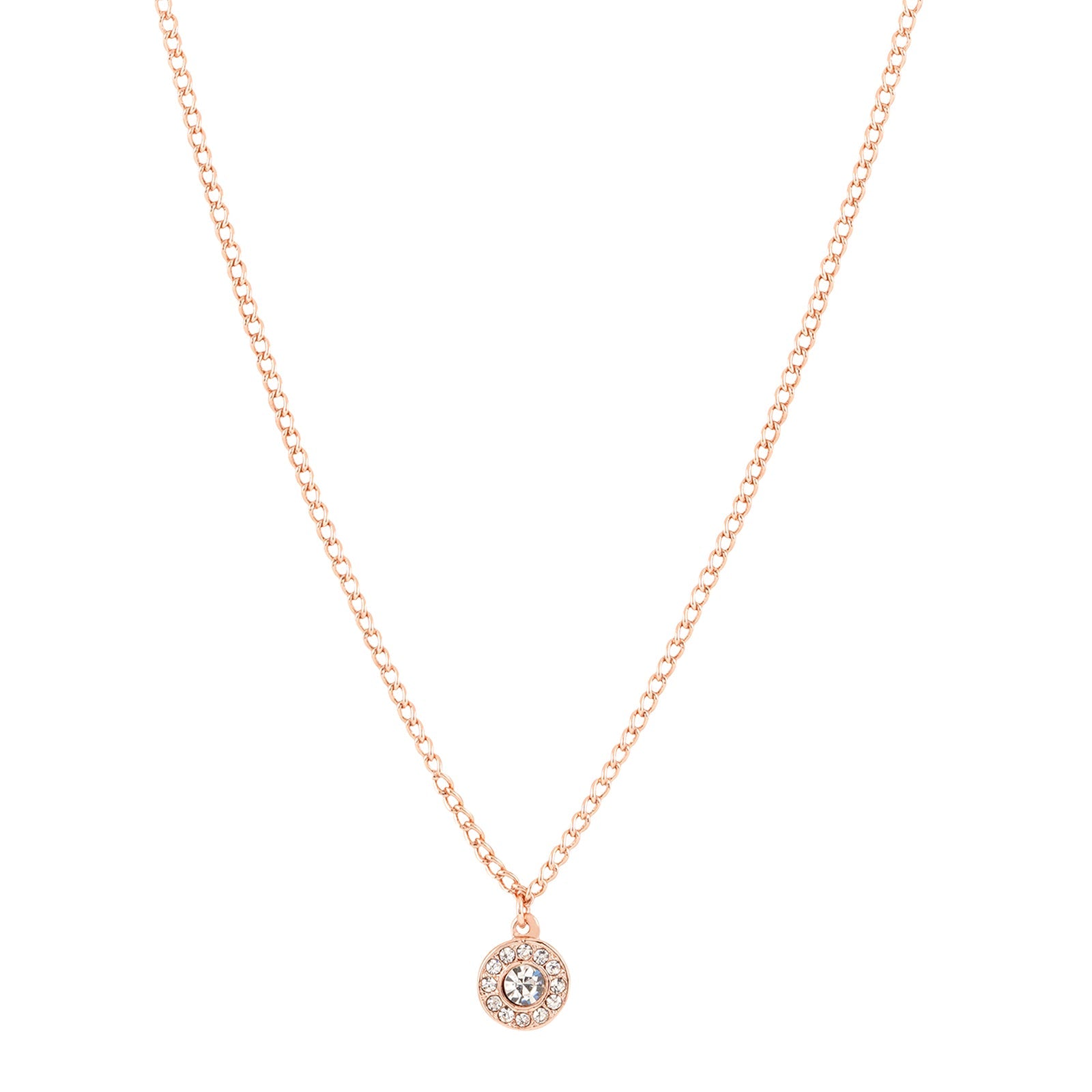 Shine Bright Rosegold Necklace Charm