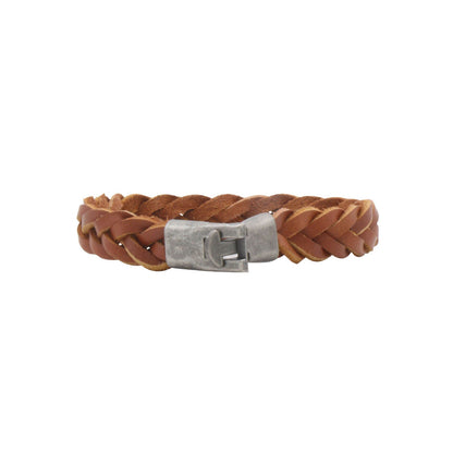 Jack Braided Tan Men's Bracelet