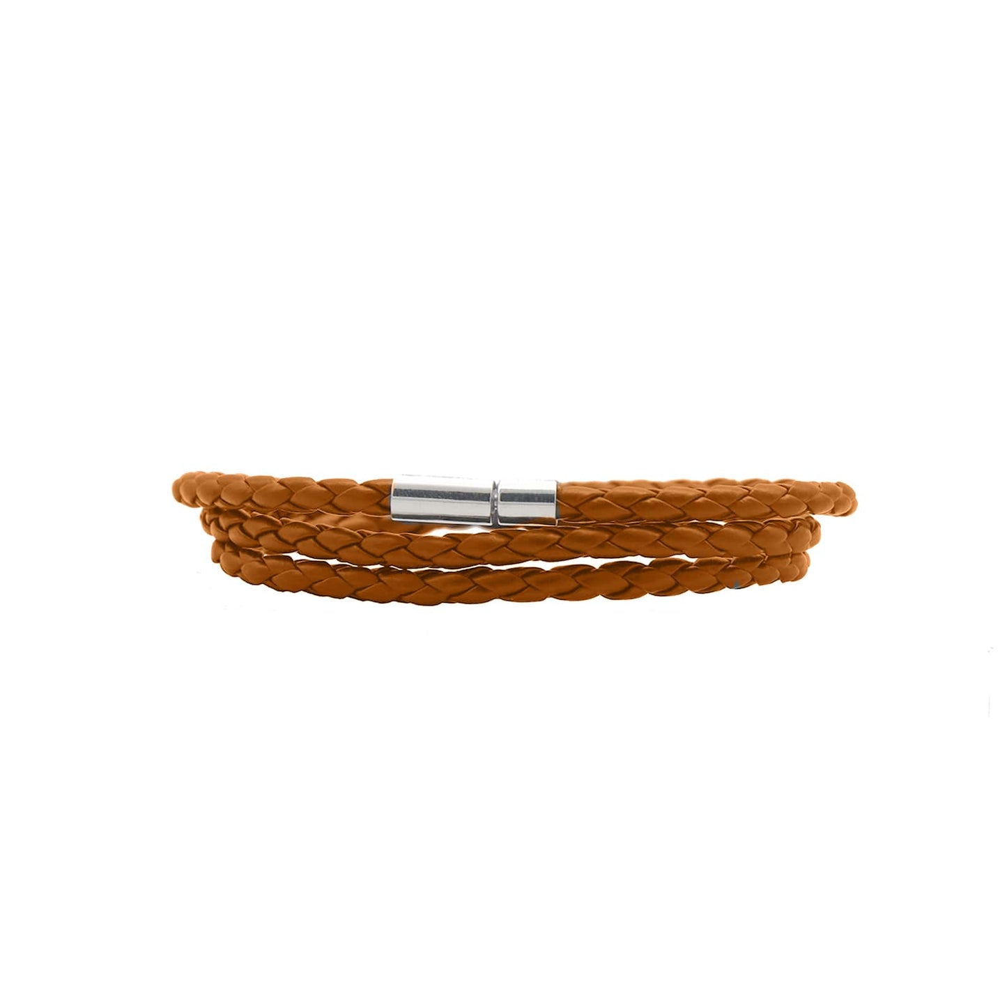 Aaron Braided Wrap Around Tan Men's Bracelet