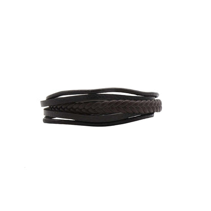 Charles Multi-Strand Brown Men's Bracelet