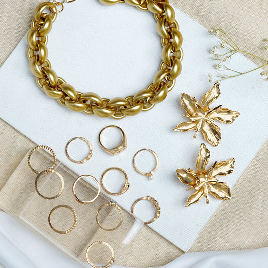 Sienna Gold Jewelry Set