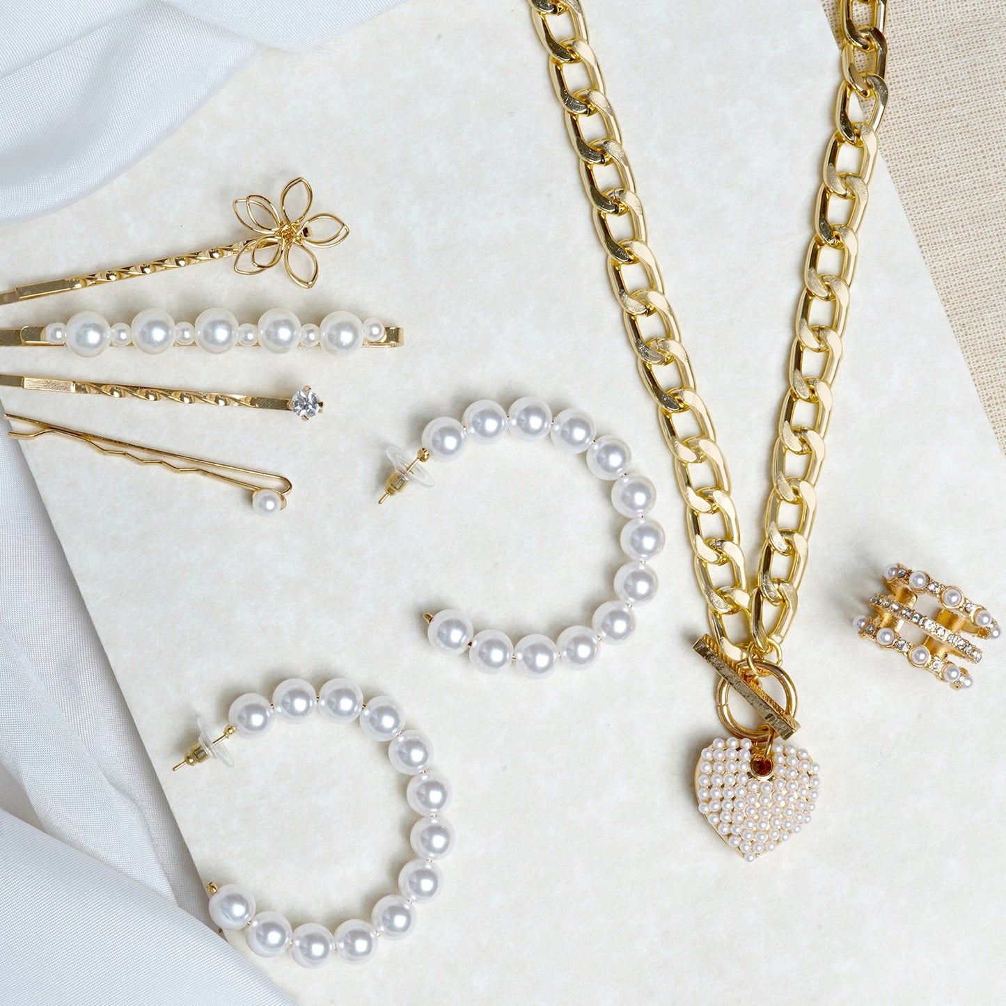 Pearl Rock Jewelry Set