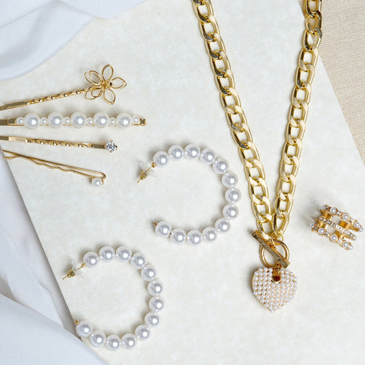 Pearl Rock Jewelry Set