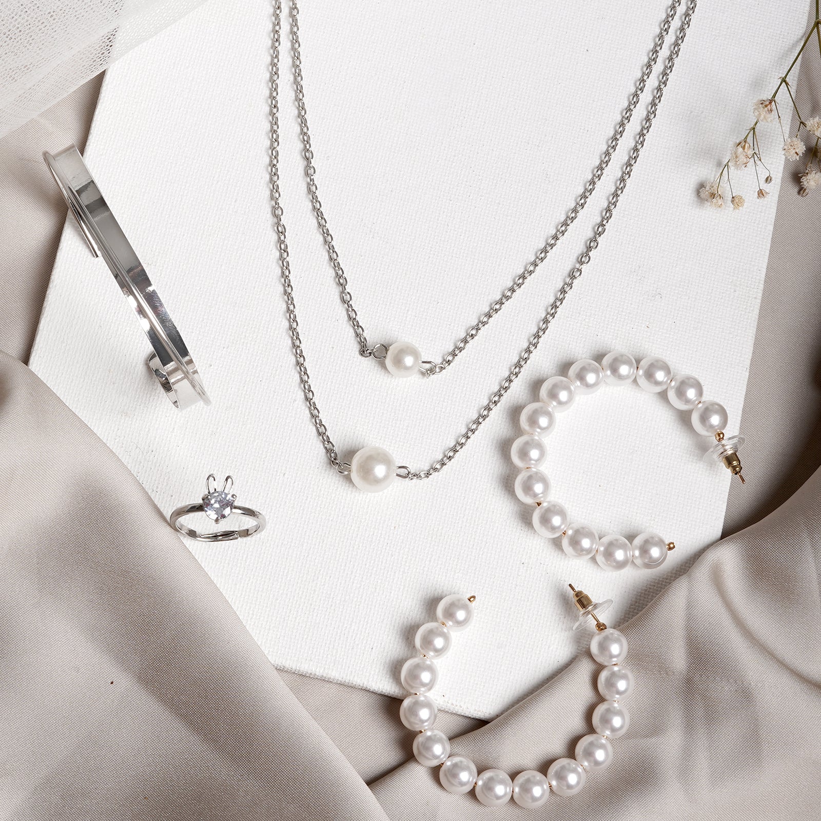 Ain Silver Jewelry Set