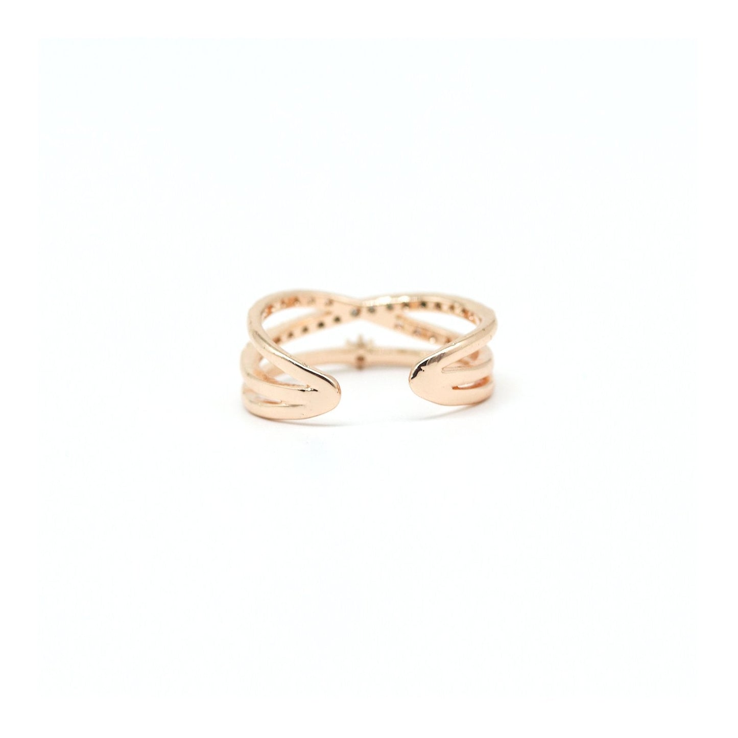 Rose Gold Heart Jewelry Set