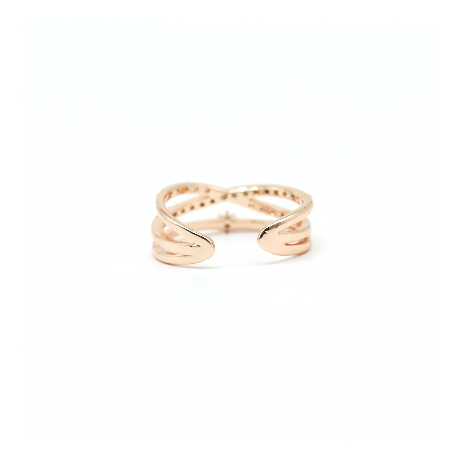 Rose Gold Heart Jewelry Set