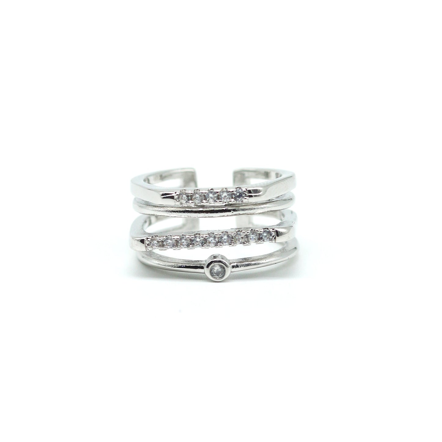 Silver Tassle Jewelry Set