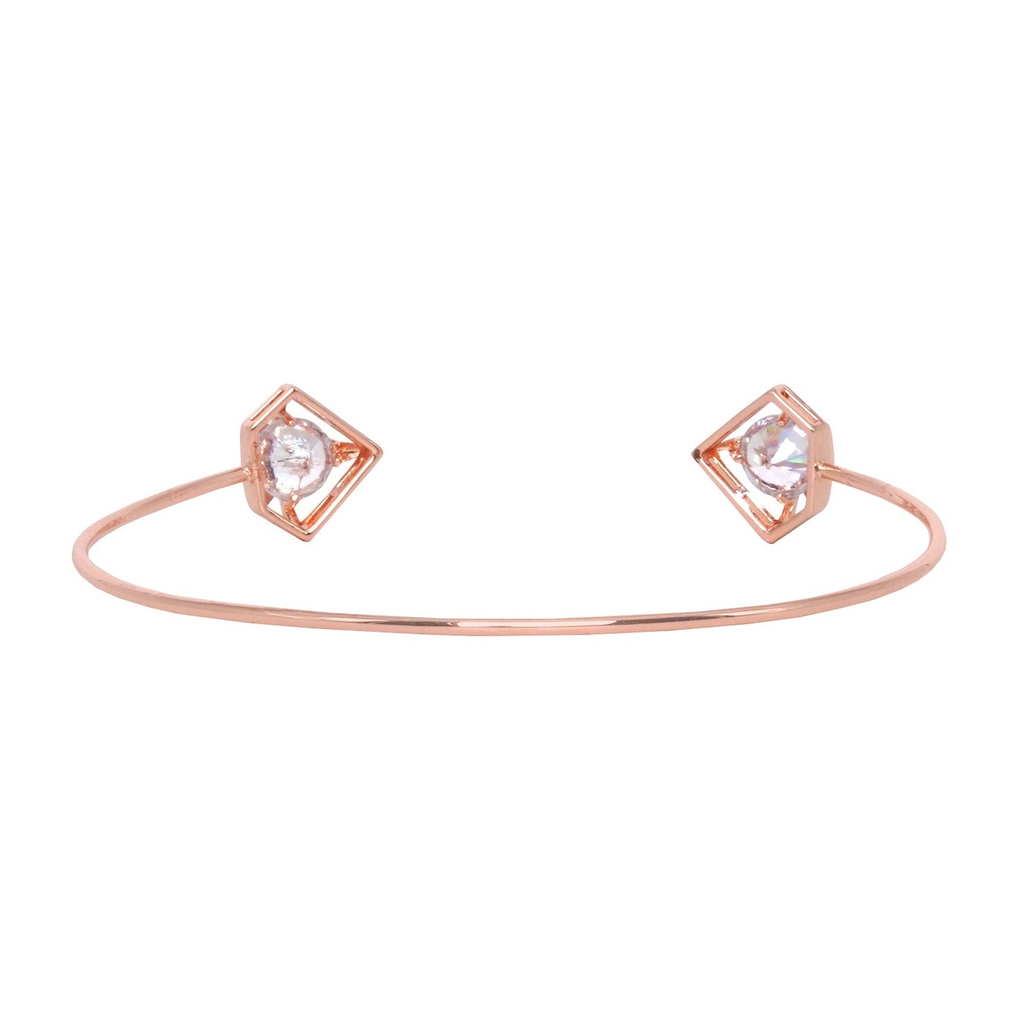 Chrome Rose Gold Jewelry Set