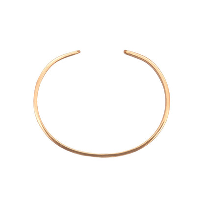 Capricorn Rosegold Cuff Zodiac Band